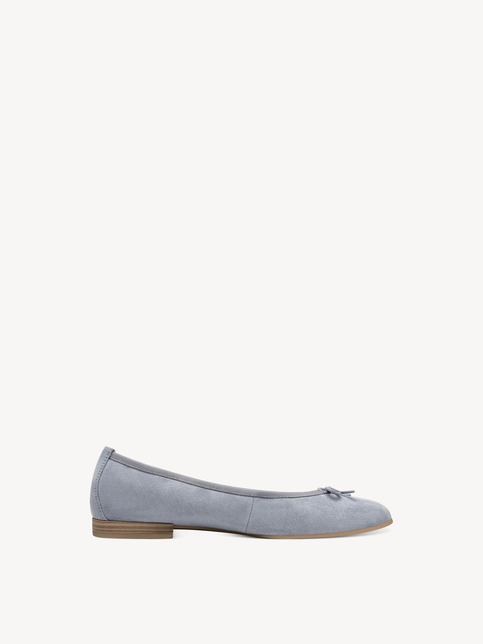 Ballerine en cuir - bleu