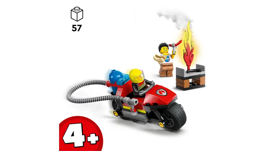 LEGO City 60410 Feuerwehrmotorrad