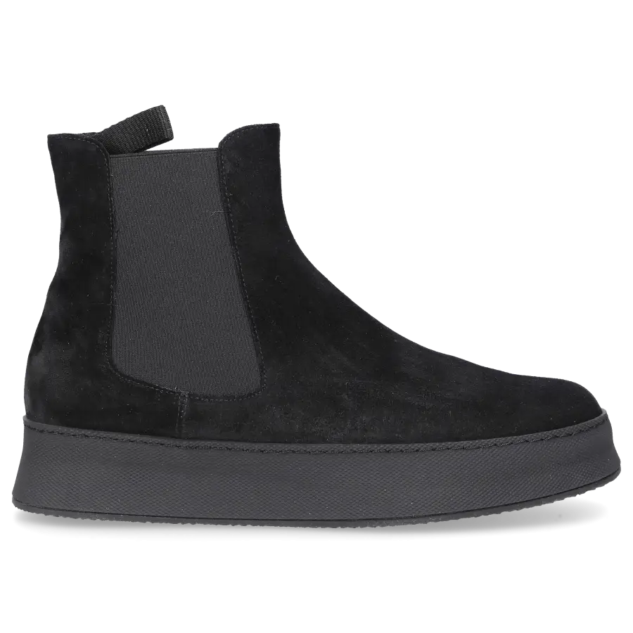 Truman's - Chelsea Boots 9834 Veloursleder - schwarz