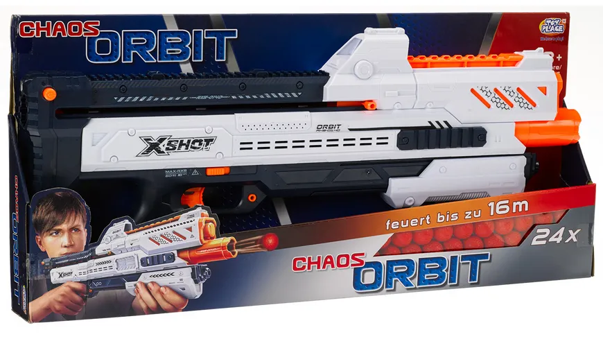 Müller - Toy Place - Ball Blaster Chaos Orbit inkl. 24 Bällen, 1 Stück, sortiert