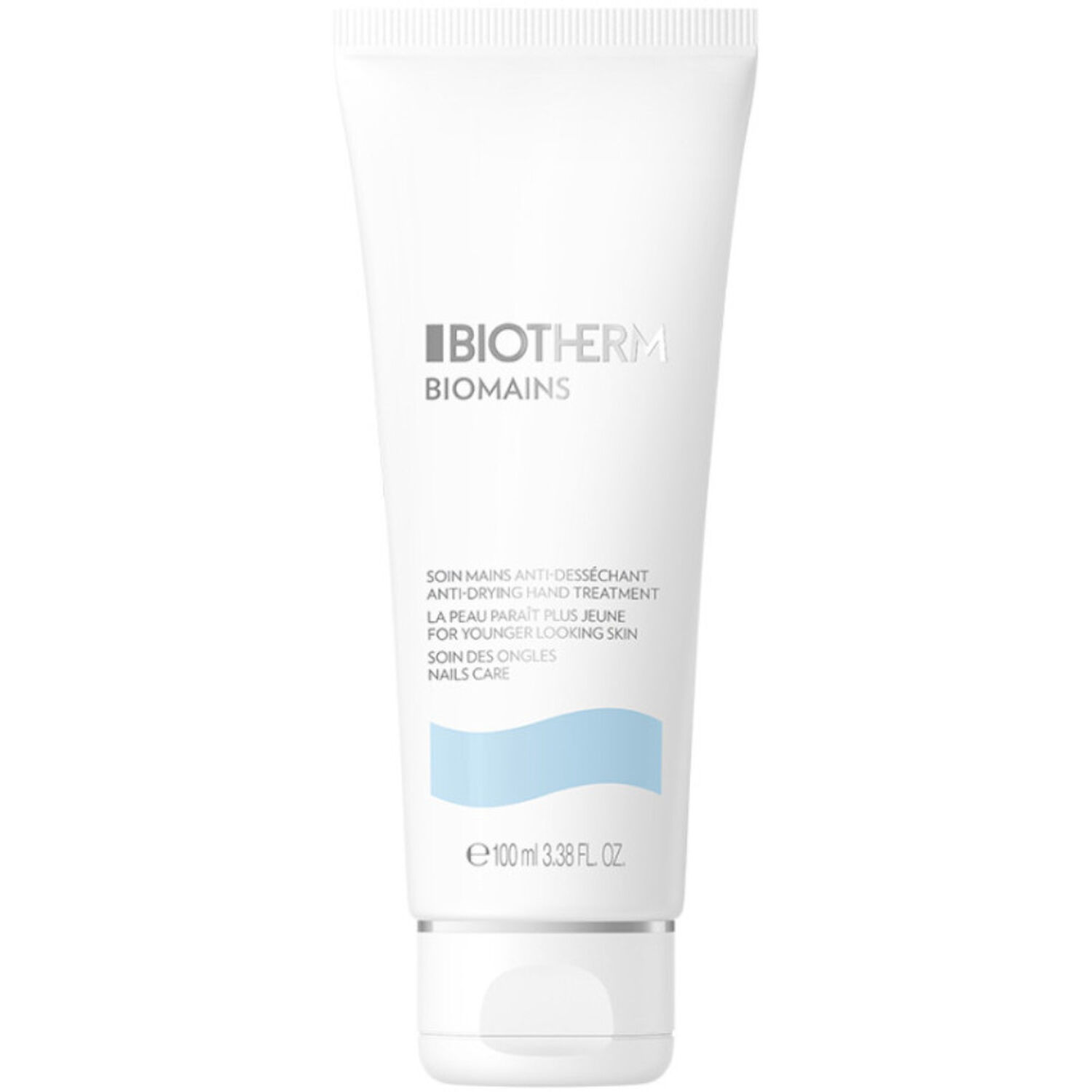 Biotherm Biomains Crème Jeunesse des Mains - Anti-Desséchement et Fortification des Ongles 100 ml