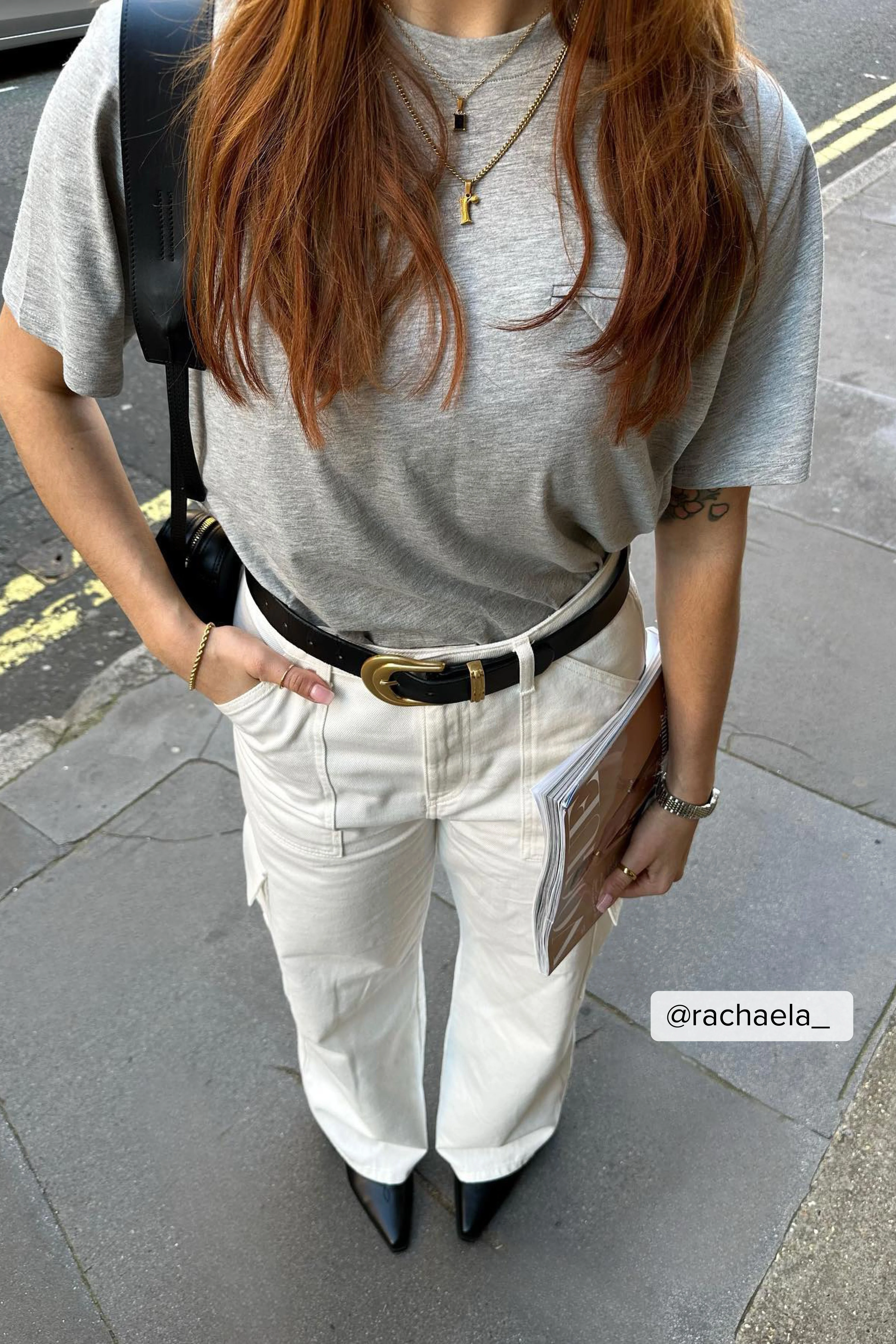 Gerade Jeans mit seitlichen Taschen