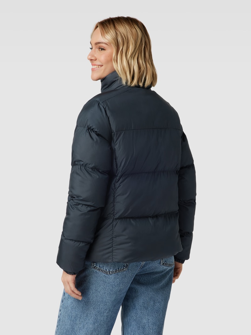 Steppjacke mit Stehkragen Modell 'Puffect Jacket' in schwarz