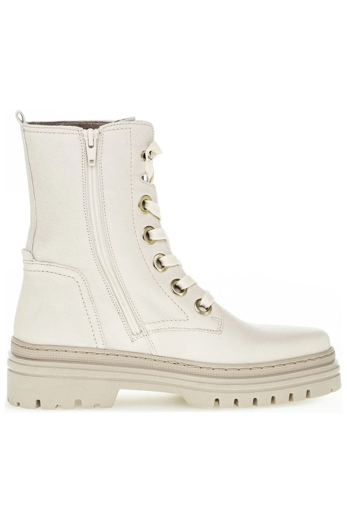 GABOR  Stiefelette - Beige - Blockabsatz