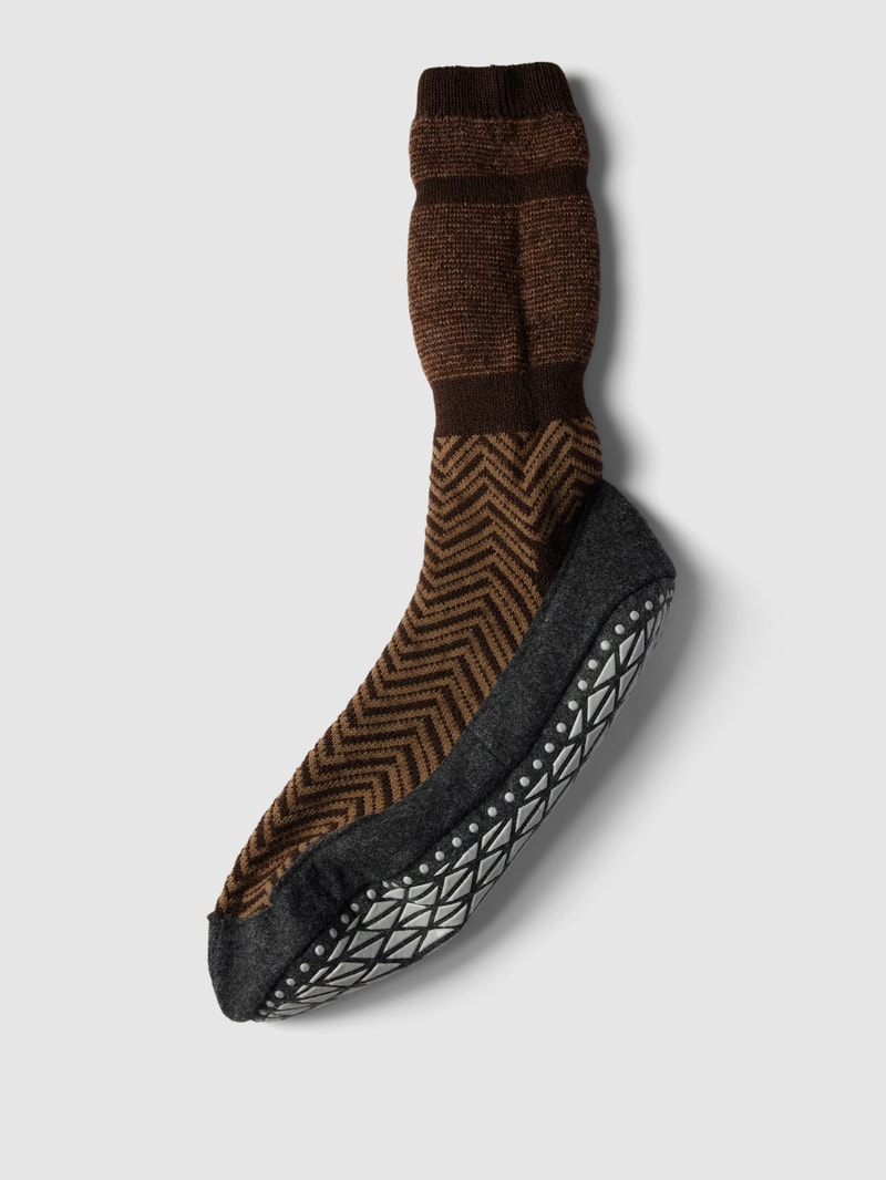 Hausschuhe mit Anti-Slip-System Modell 'COSYSHOE' in camel