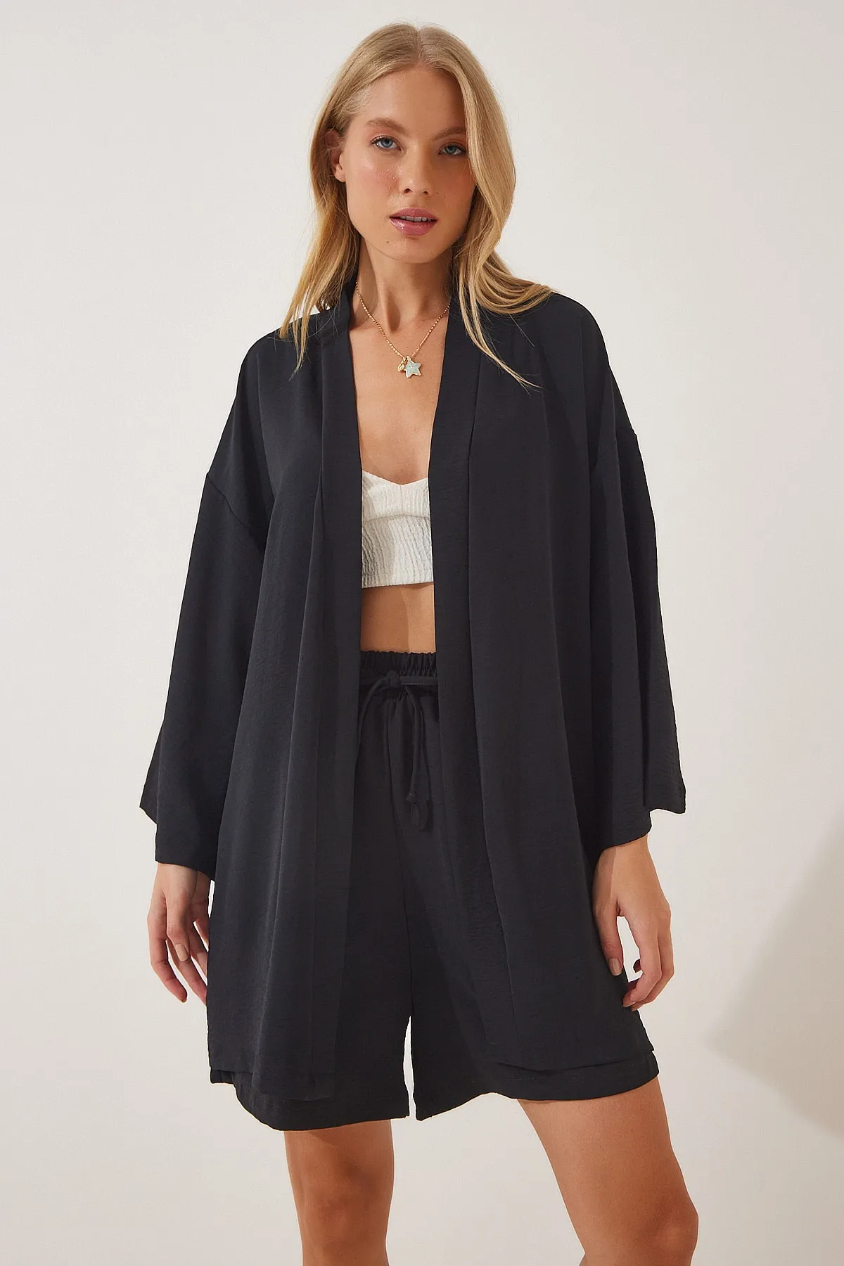 Happiness İstanbul  Zweiteiler - Schwarz - Oversized