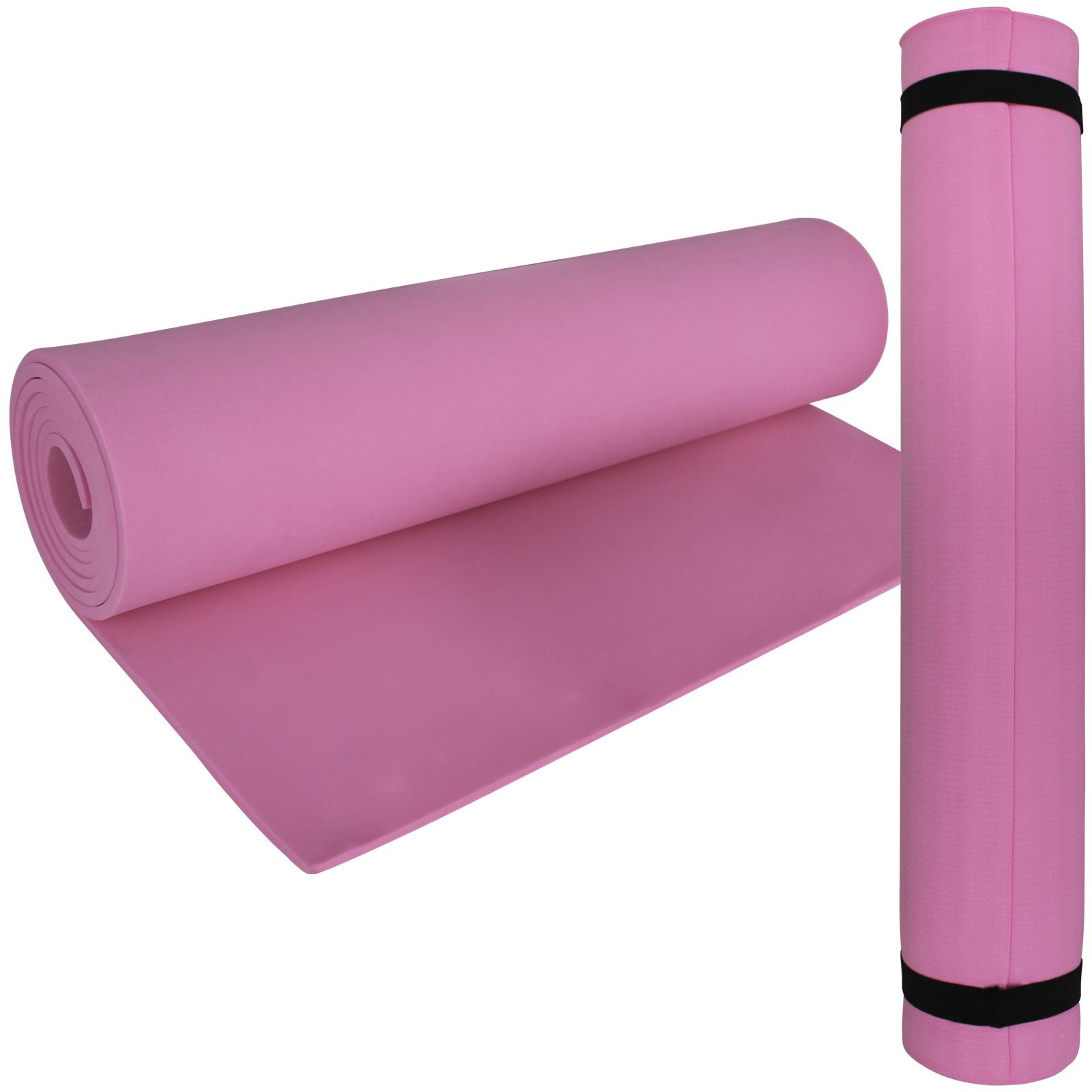 Koopman Yogamatte Gymnastikmatte 180x60cm Farbwahl Fitnessmatte Bodenmatte Isomatte, Sport Camping Yoga Matte Sportmatte Trainingsmatte Sportunterlage