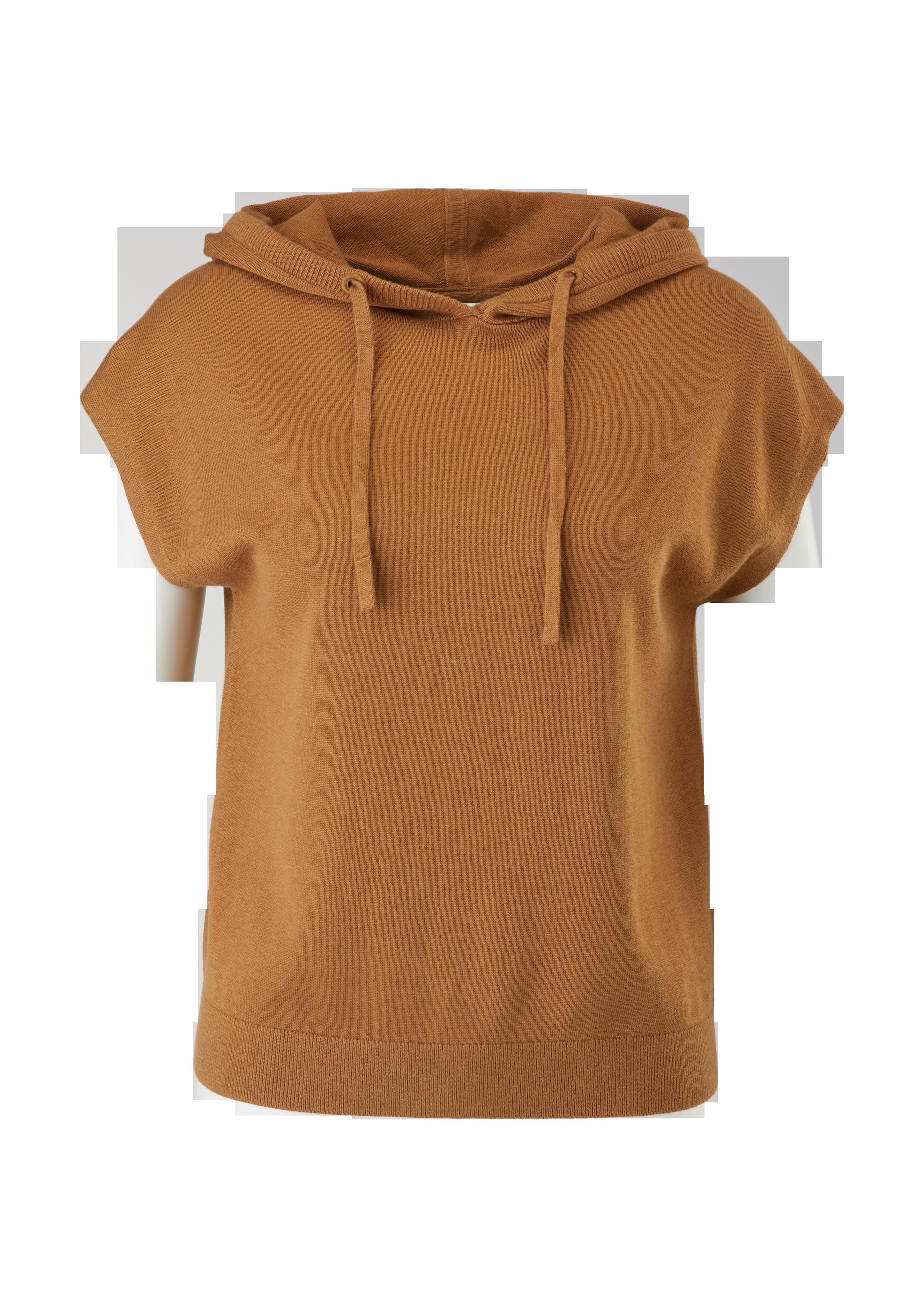 Ärmelloser Strick-Hoodie  2120352-8469