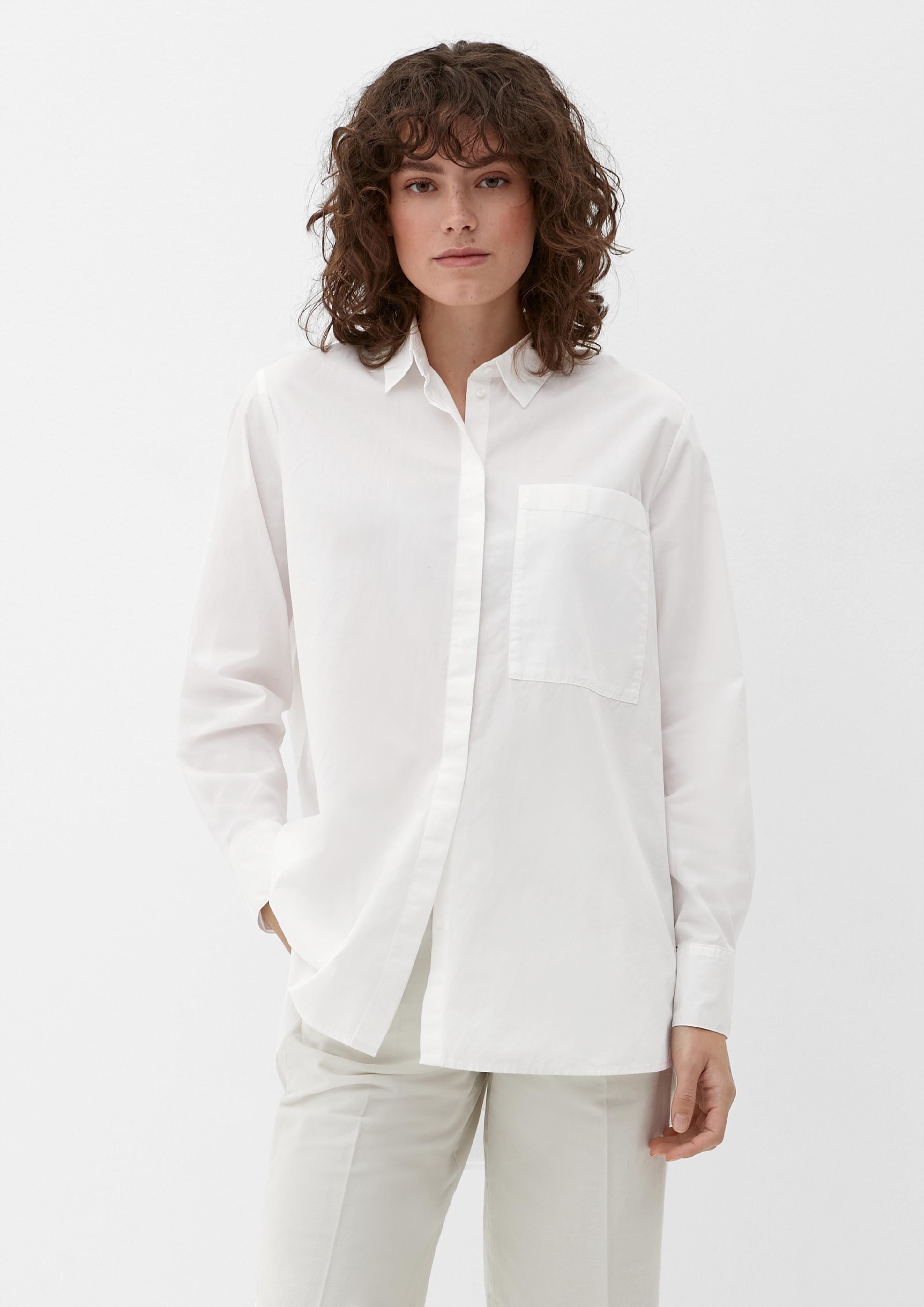 Baumwollbluse in Popeline-Qualität  2124900-0210