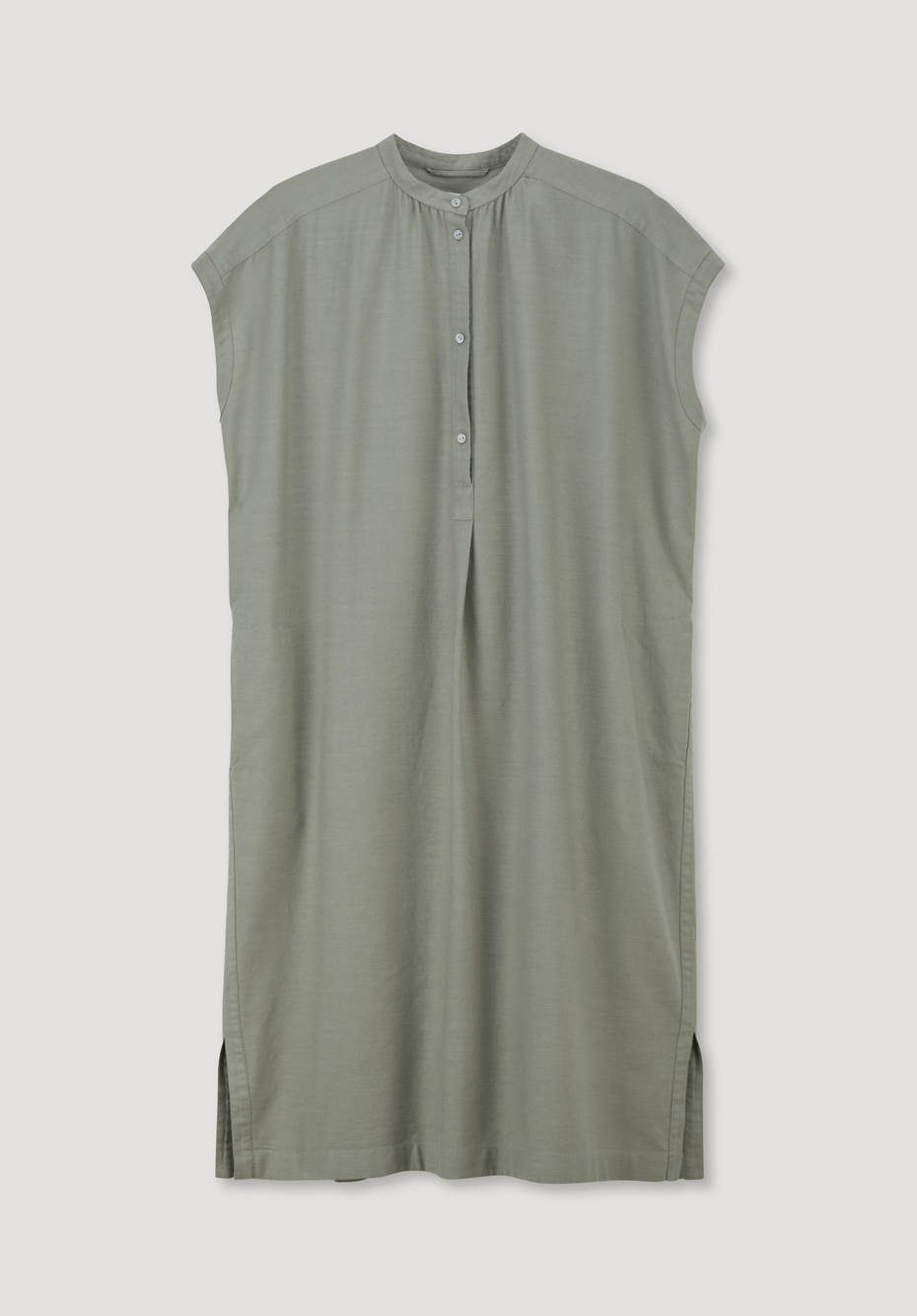 Kleid aus Bio-Baumwolle mit Leinen