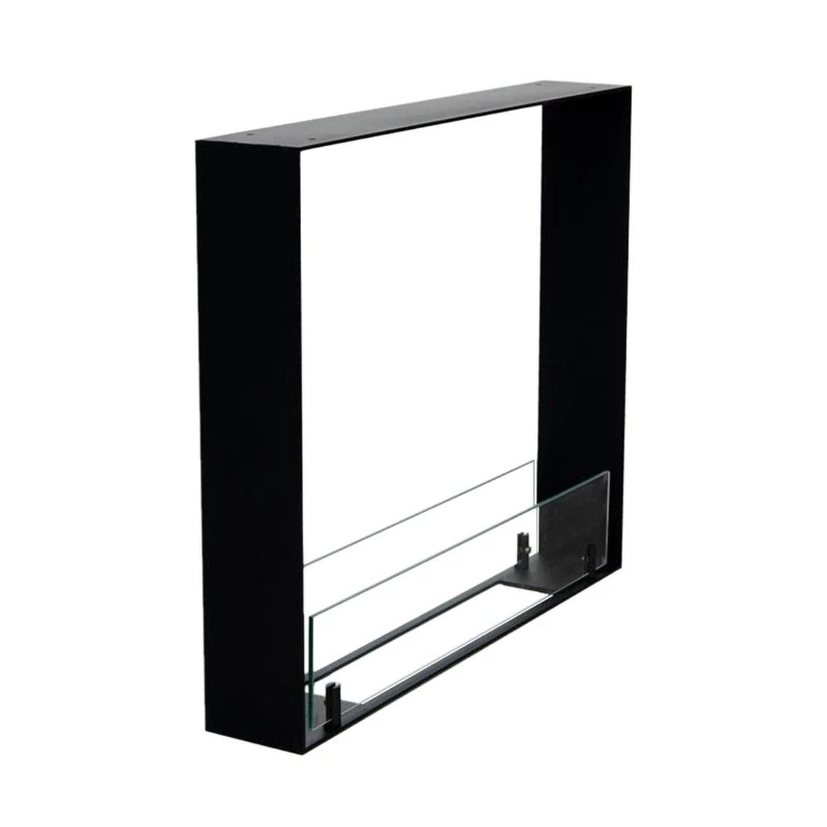 Foco Foco Two 600 Ultra Slim, Bioethanol-Kamin, 40 cm Breite, Flammen von zwei Seiten sichtbar, bis zu 7 Stunden Brenndauer, 2 kW.