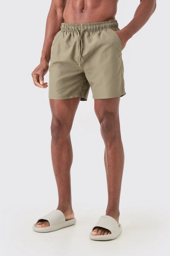 Mittellange Badehose