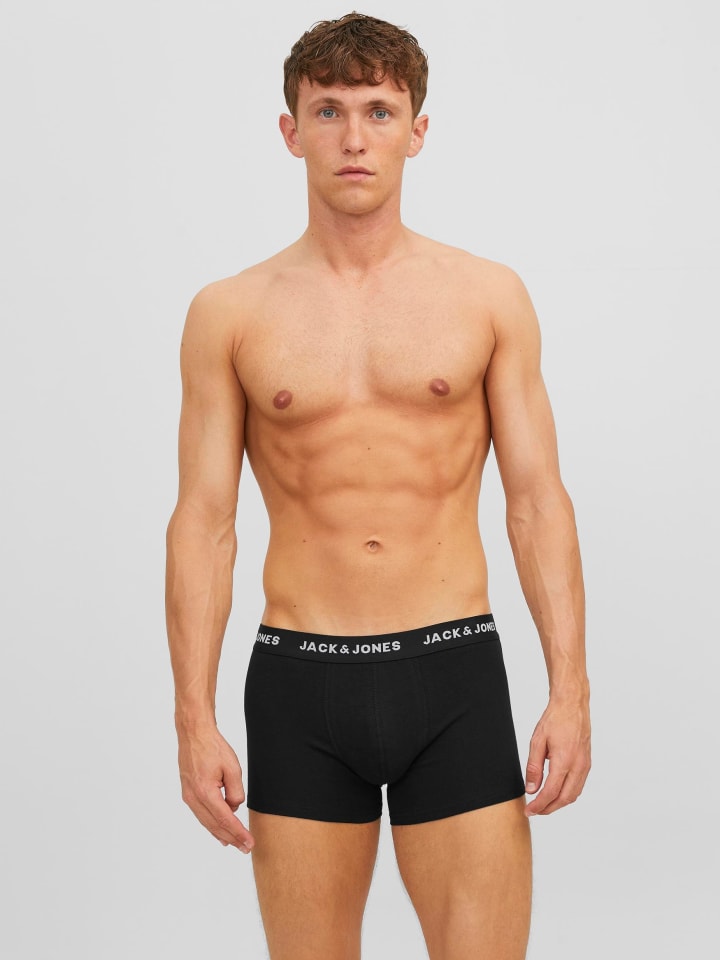 Jack & Jones Boxershorts 7er-Pack Basic Set Trunks Unterhosen JACHUEY in Schwarz günstig kaufen