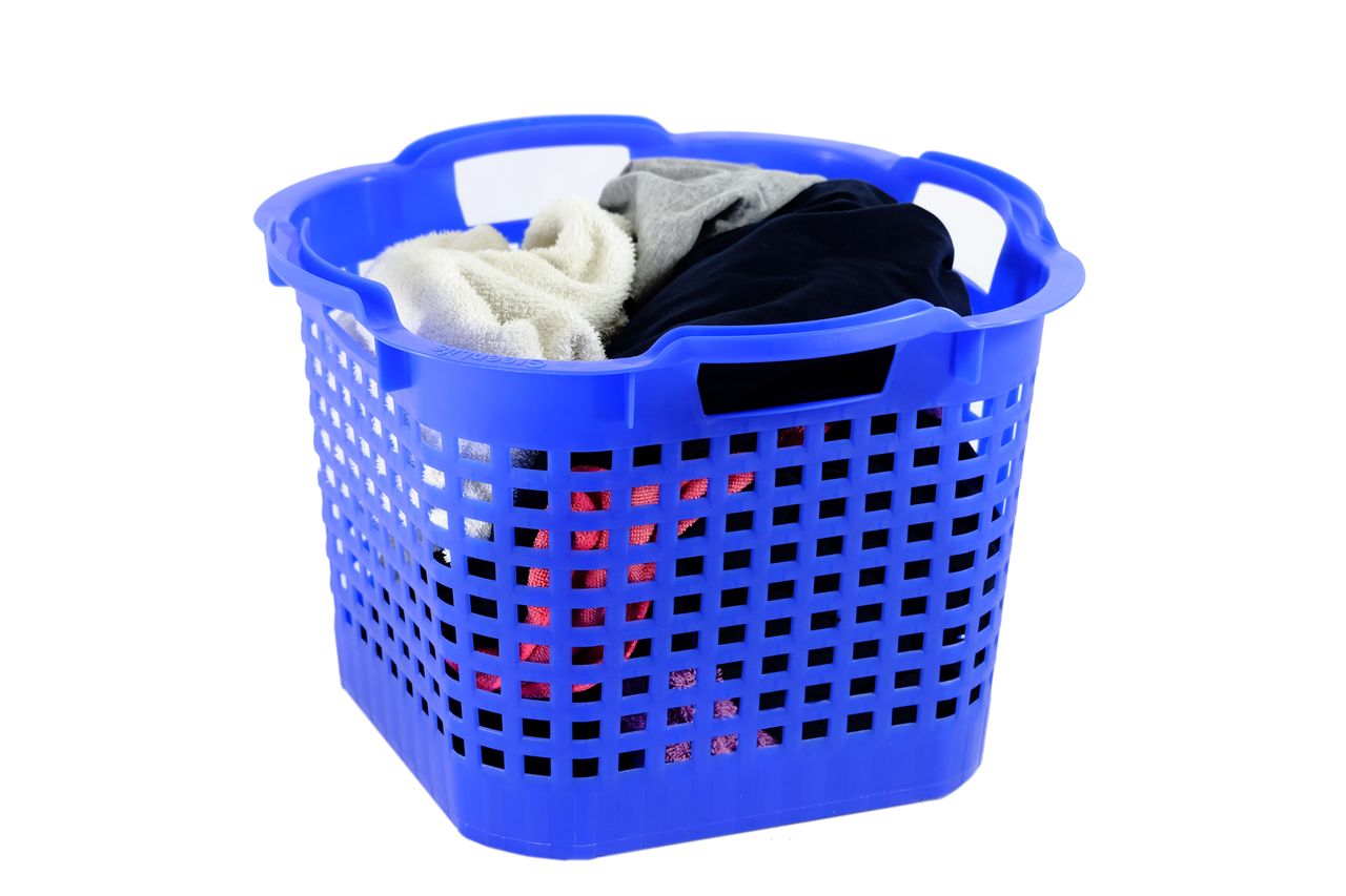 GreenLife Uni-Korb 25 kg, 10 Stück, drehstapelbar, blau