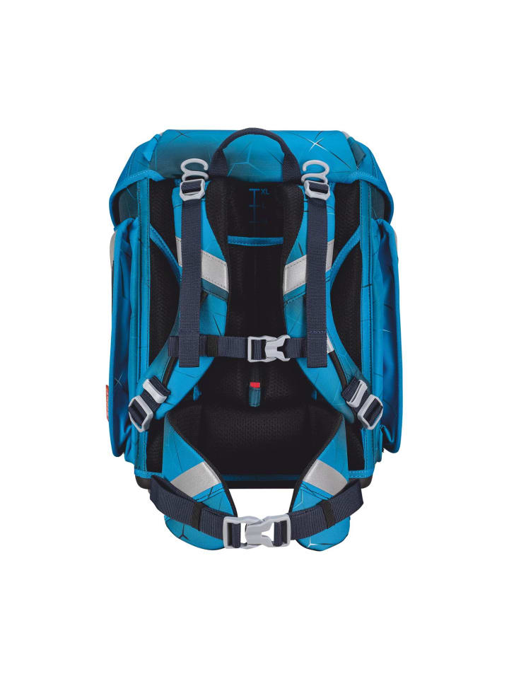 Scout Scout Genius Schulranzen-Set 4 teilig Exklusiv Safety Light Polar Blue günstig kaufen onesize