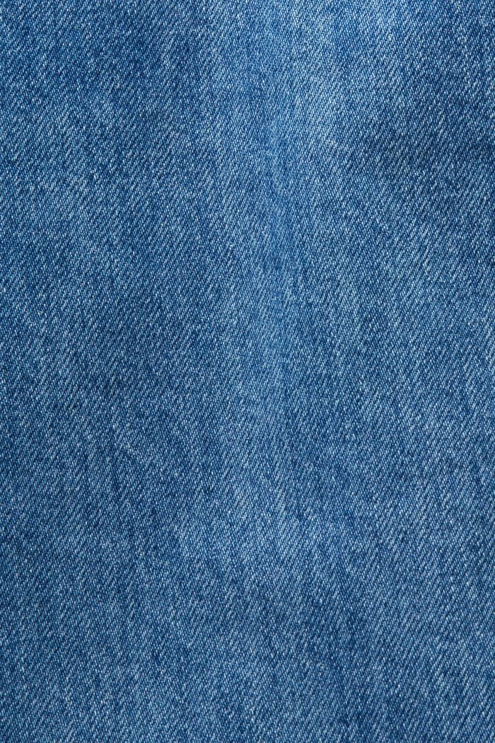 Jeans mit geradem Bein und mittlerer Bundhöhe