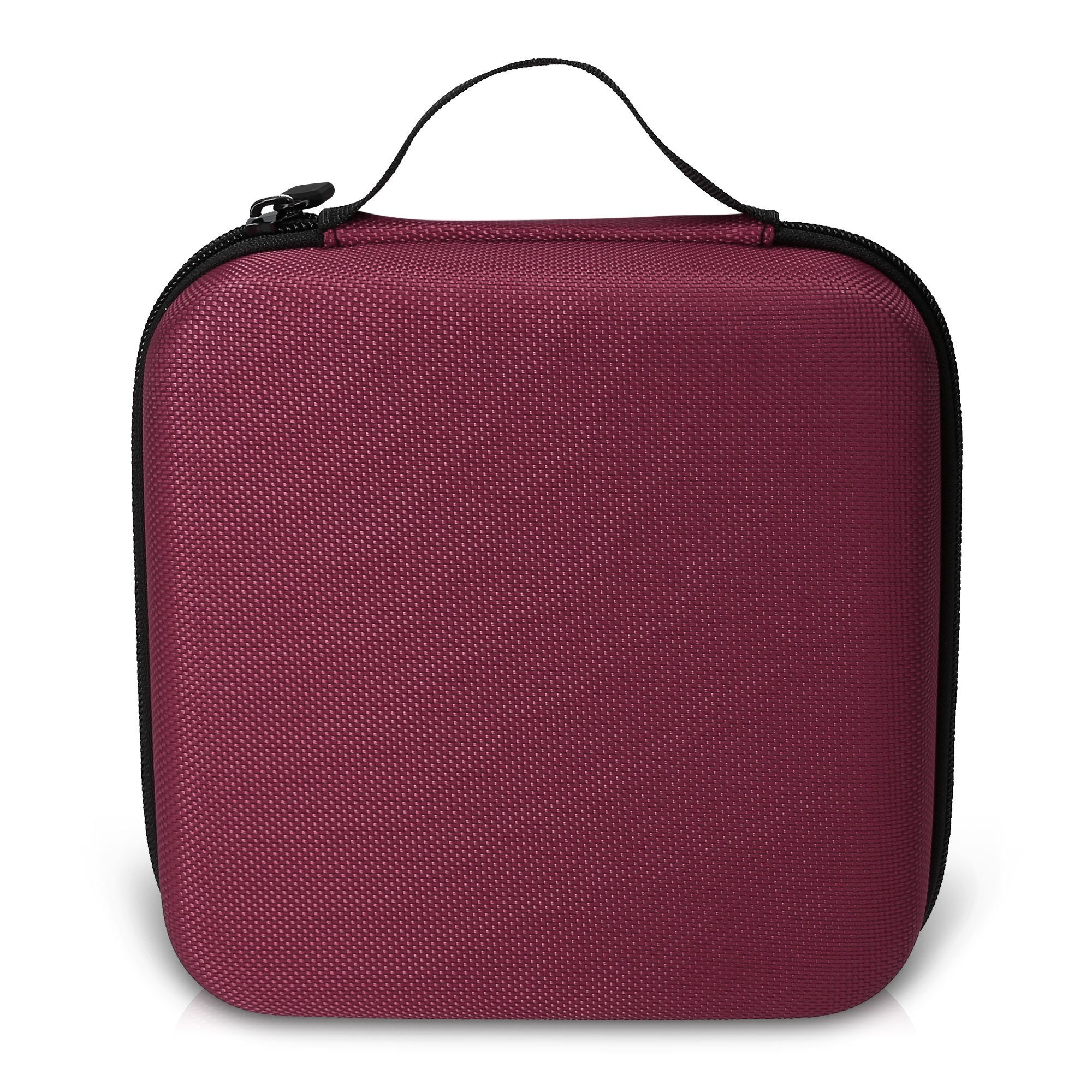 kwmobile Aufbewahrungsbox Tasche für Tonies, aus Nylon - Transportbox für bis zu 20 Tonie Figuren - Hartschale Box
