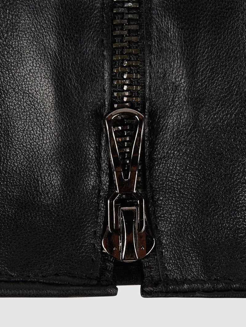 Handschuhe aus Leder Modell 'Carol' in schwarz
