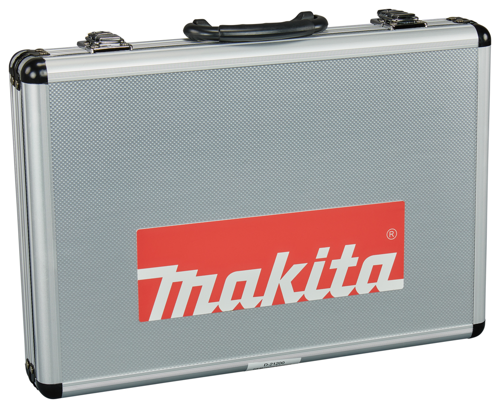 Set di punte e scalpelli Makita D-21200 SDS-PLUS da 17 pezzi in valigetta di alluminio.