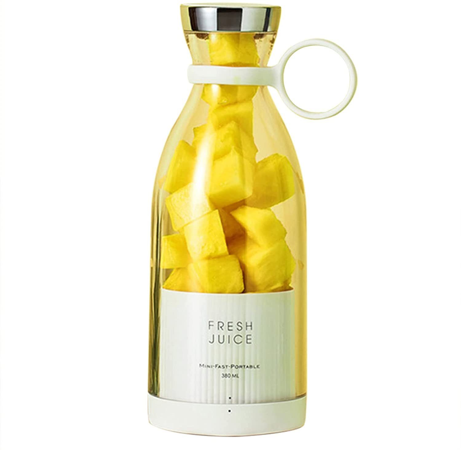 iceagle Smoothie-Maker 350ml Mini-Mixer, frischer Saft, kleiner Mixer mit USBSmoothie-Mixer, 20000r/min, 304 sus, leicht zu tragen, Anti-False-Touch