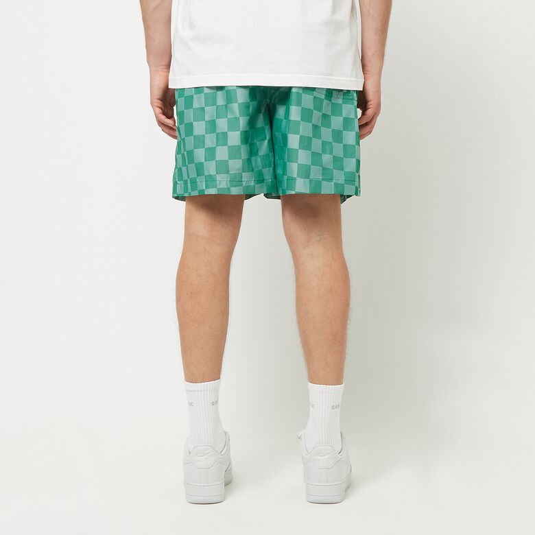 NIKE Club Flow Short Checkers malachite/white
