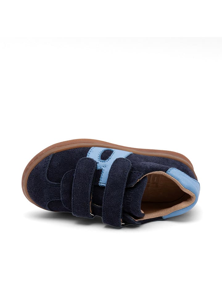 bisgaard Leder-Sneakers in Dunkelblau günstig kaufen