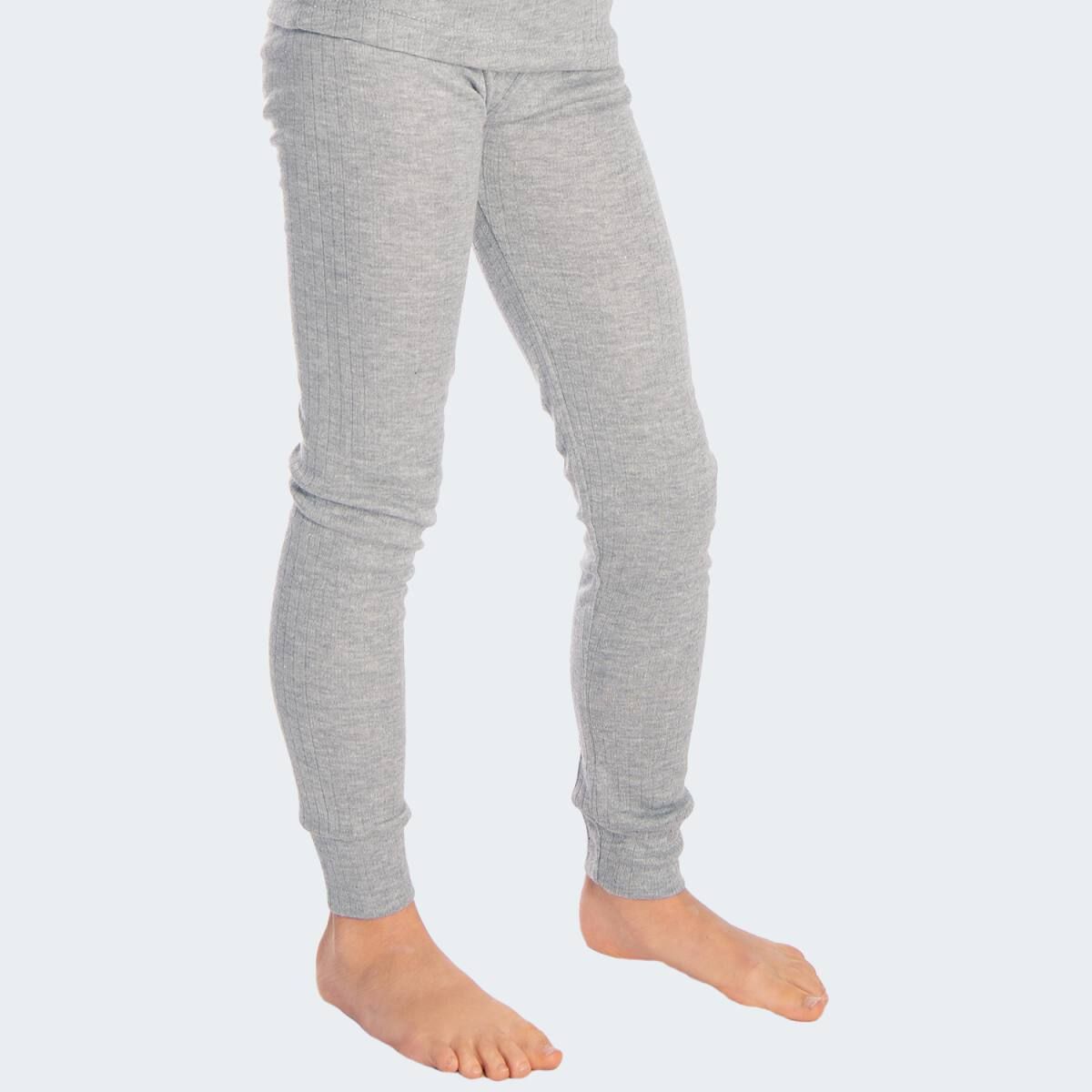 Black Snake Grau Kinder Thermounterhose