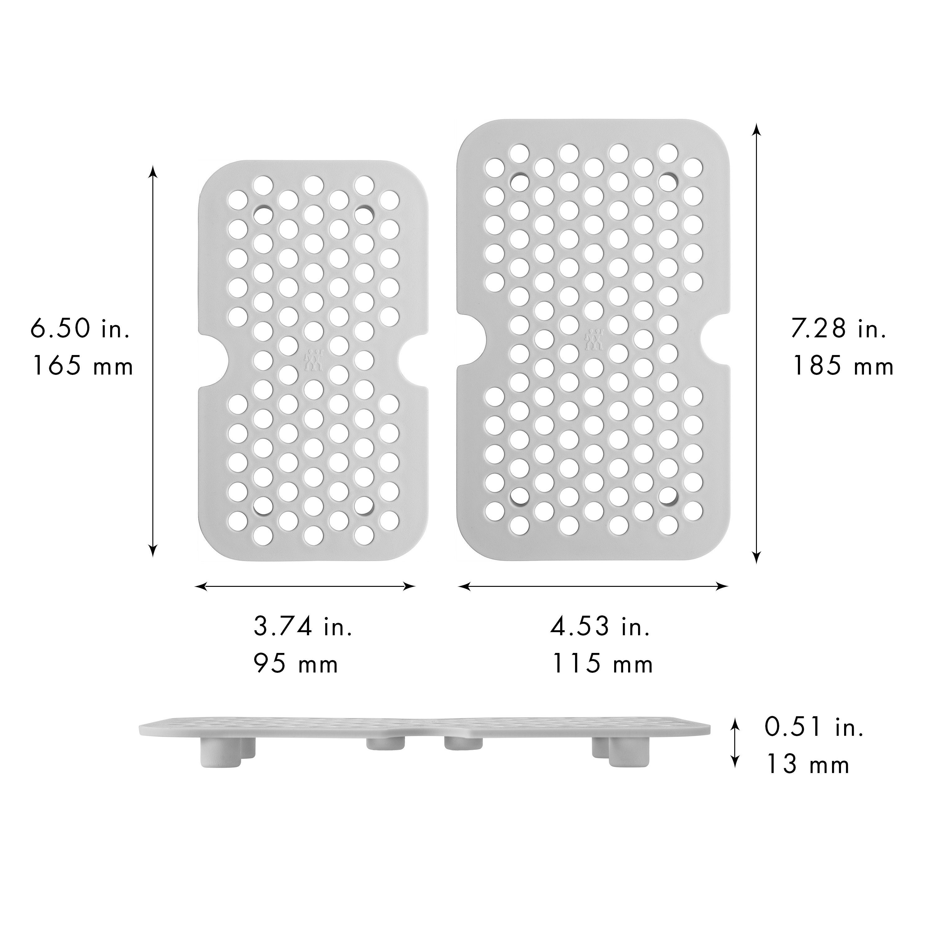 Vakuum Zubehörset Abtropfgitter für Kunststoffboxen , M/L / 2-tlg