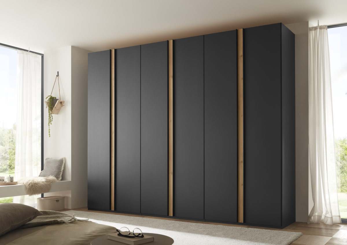 Drehtürenschrank Lagos Graphit