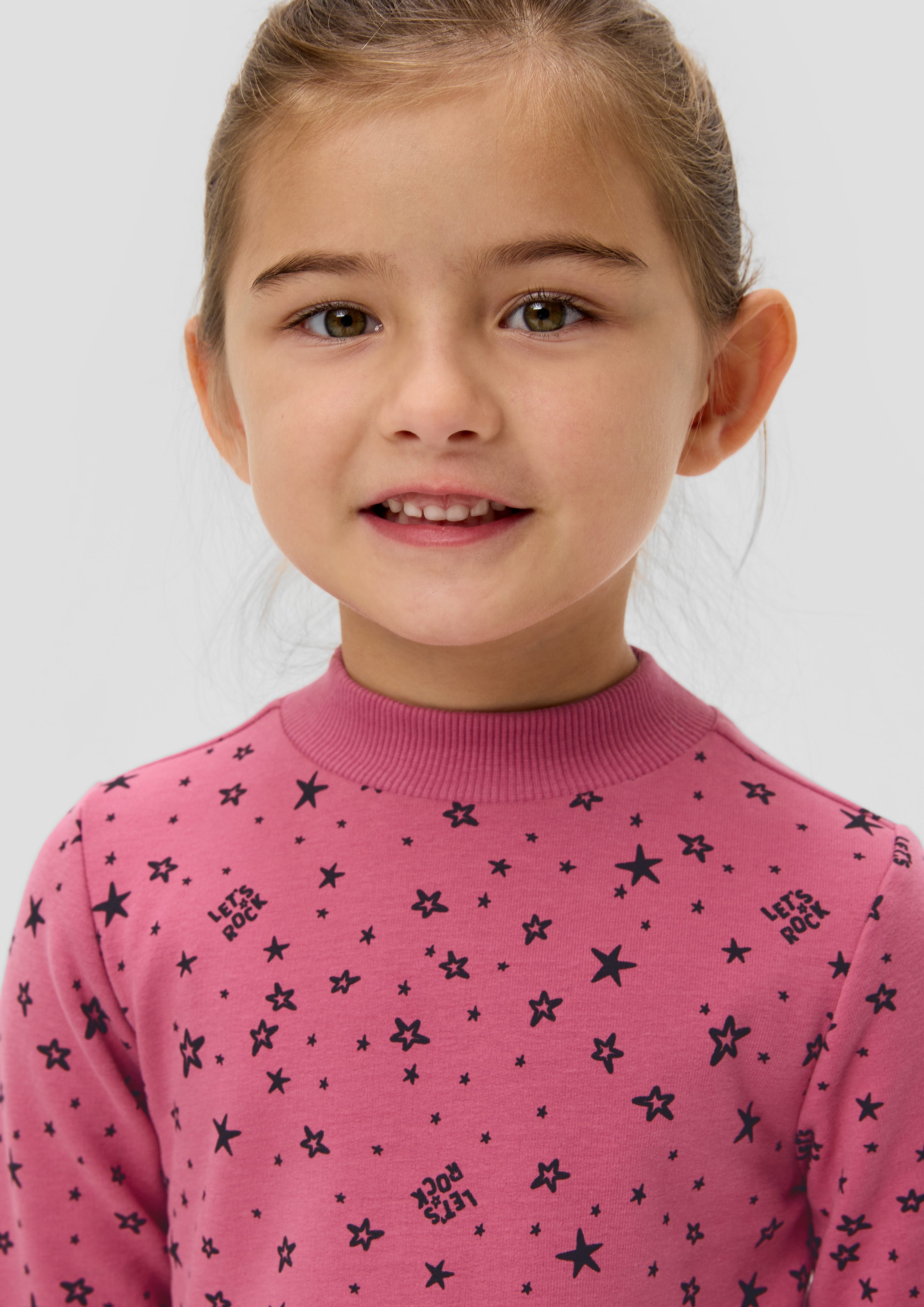 s.Oliver Minikleid Sweatkleid mit Volants Volants