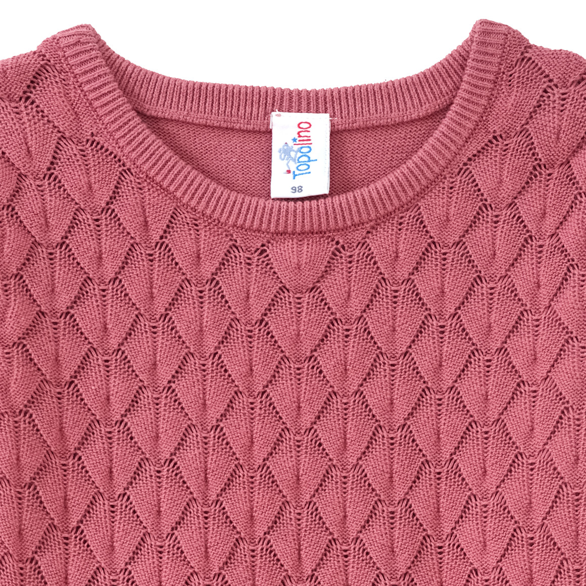 Mädchen Strickkleid mit Struktur