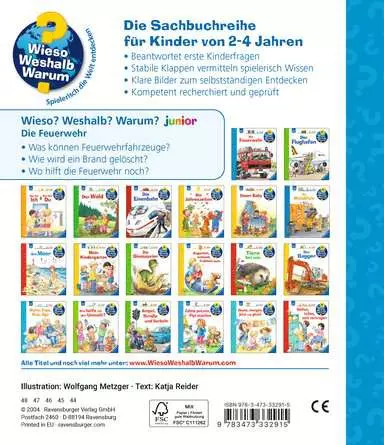 Ravensburger Wieso? Weshalb? Warum? junior, Band 2: Die Feuerwehr