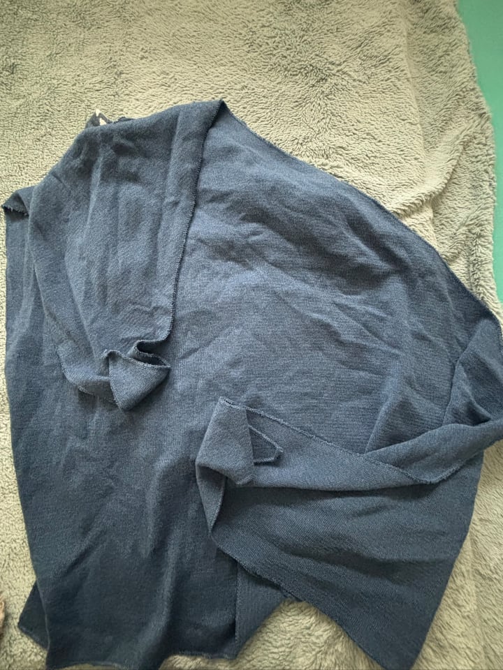 Zwillingsherz Dreieckstuch in Dunkelblau - (L)200 x (B)100 cm günstig kaufen onesize