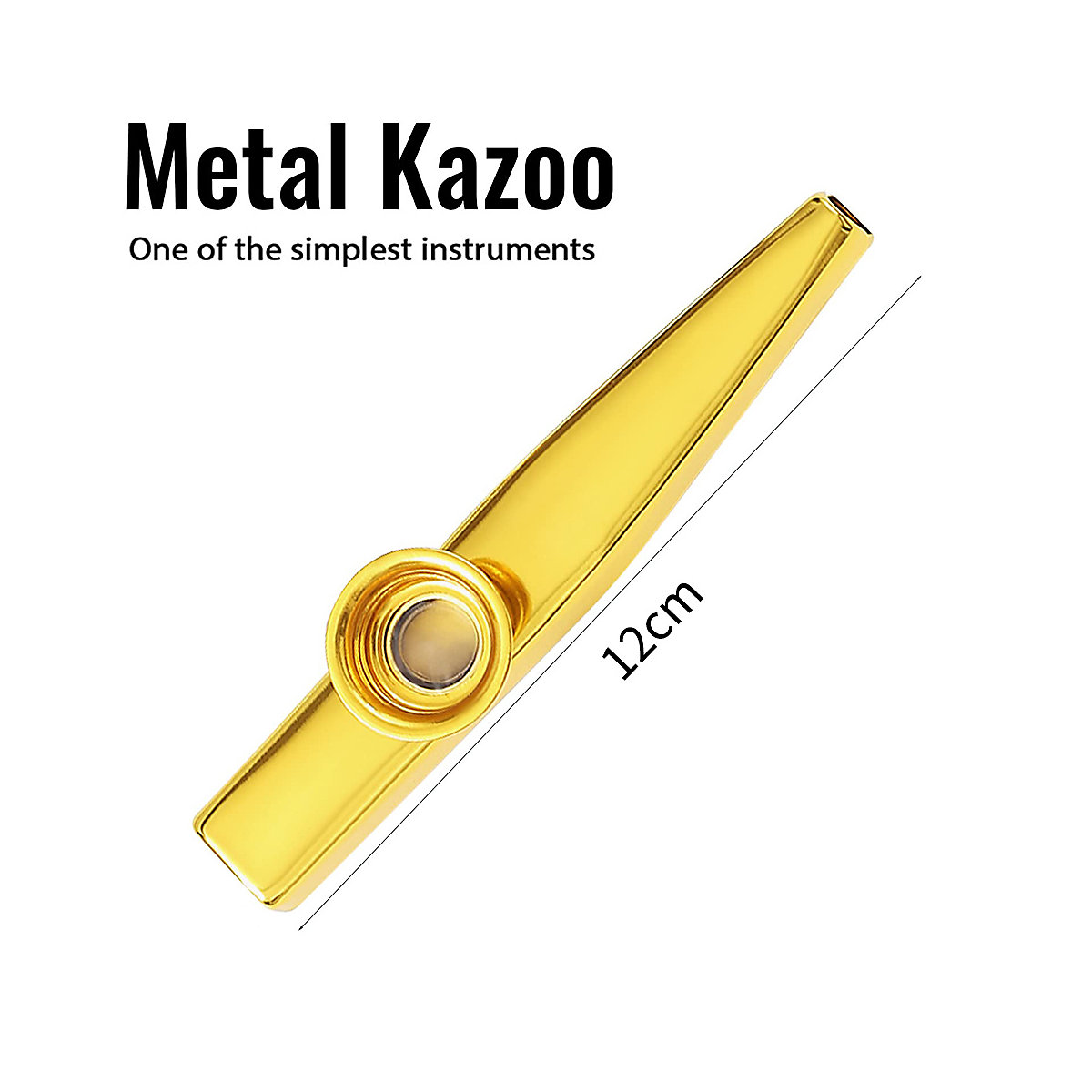 Metall Kazoo Set 6 Stück für Kinder