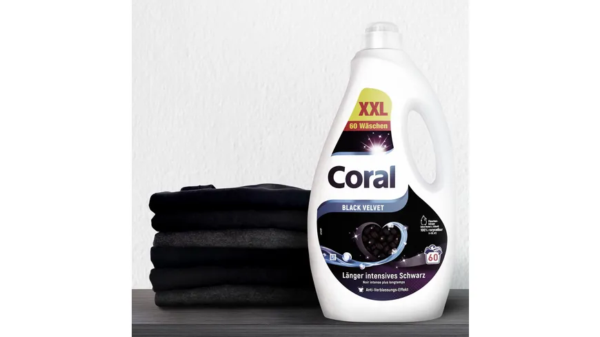 Coral Flüssigwaschmittel Black Velvet XXL 60 3 l