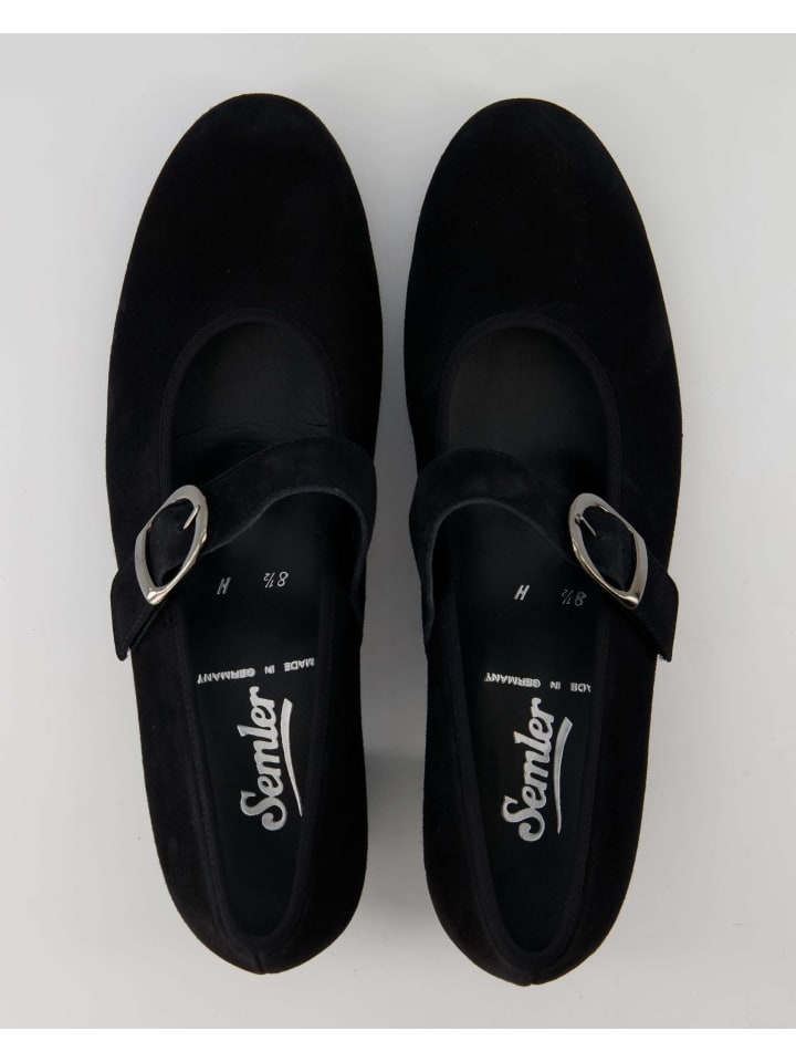Semler Trachtenschuhe in Schwarz günstig kaufen