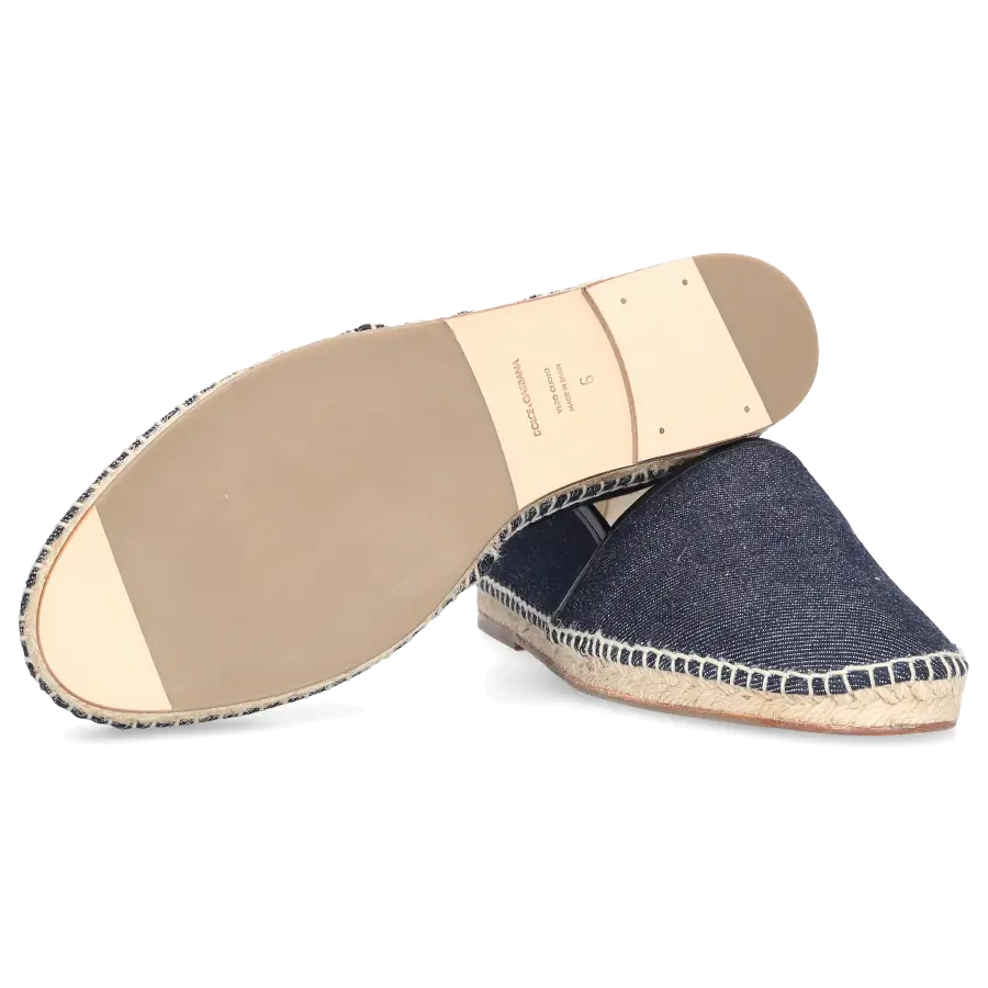Dolce & Gabbana - Espadrilles jeansblau - blau