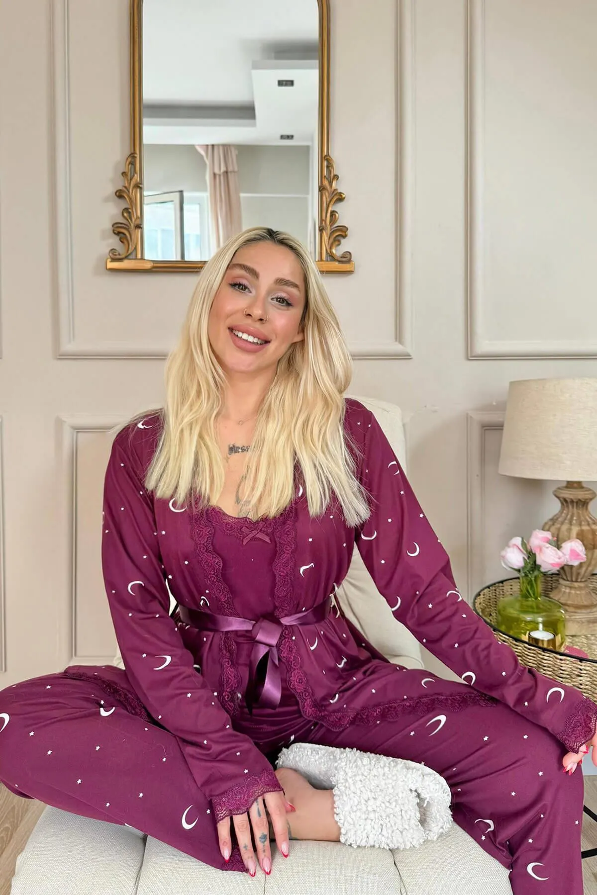 Pijamaevi  Pyjama set - Lila - Stern