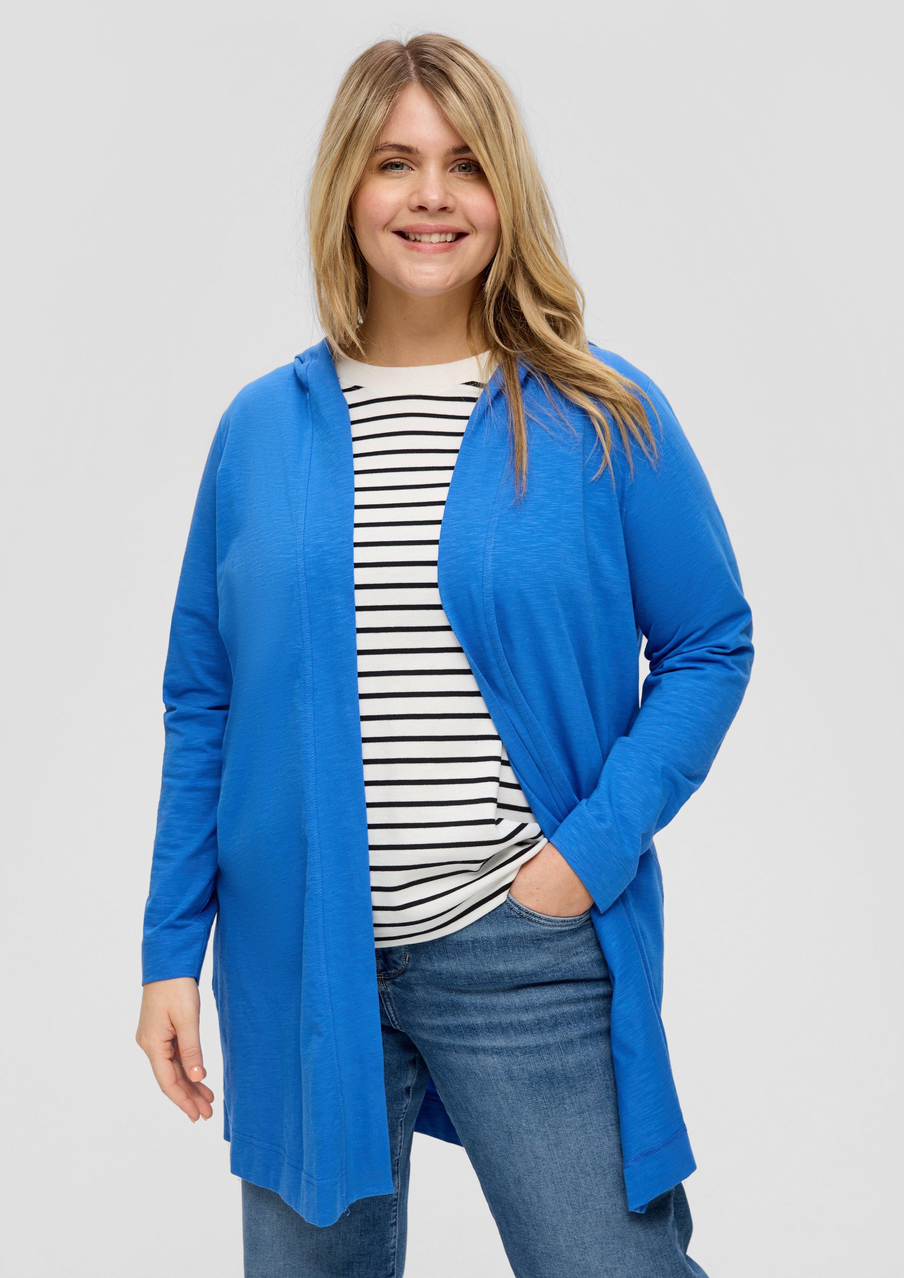 Strickjacke mit Flammgarnstruktur  2149237-5531