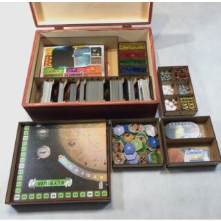 Wooden box compatible with Terraforming Mars