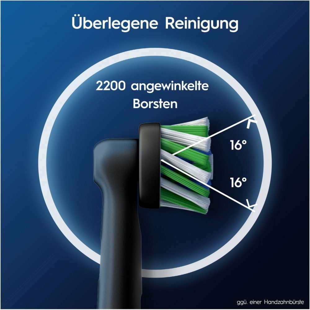 Oral-B Aufsteckbürsten Pro CrossAction 4er - Aufsteckbürsten - schwarz
