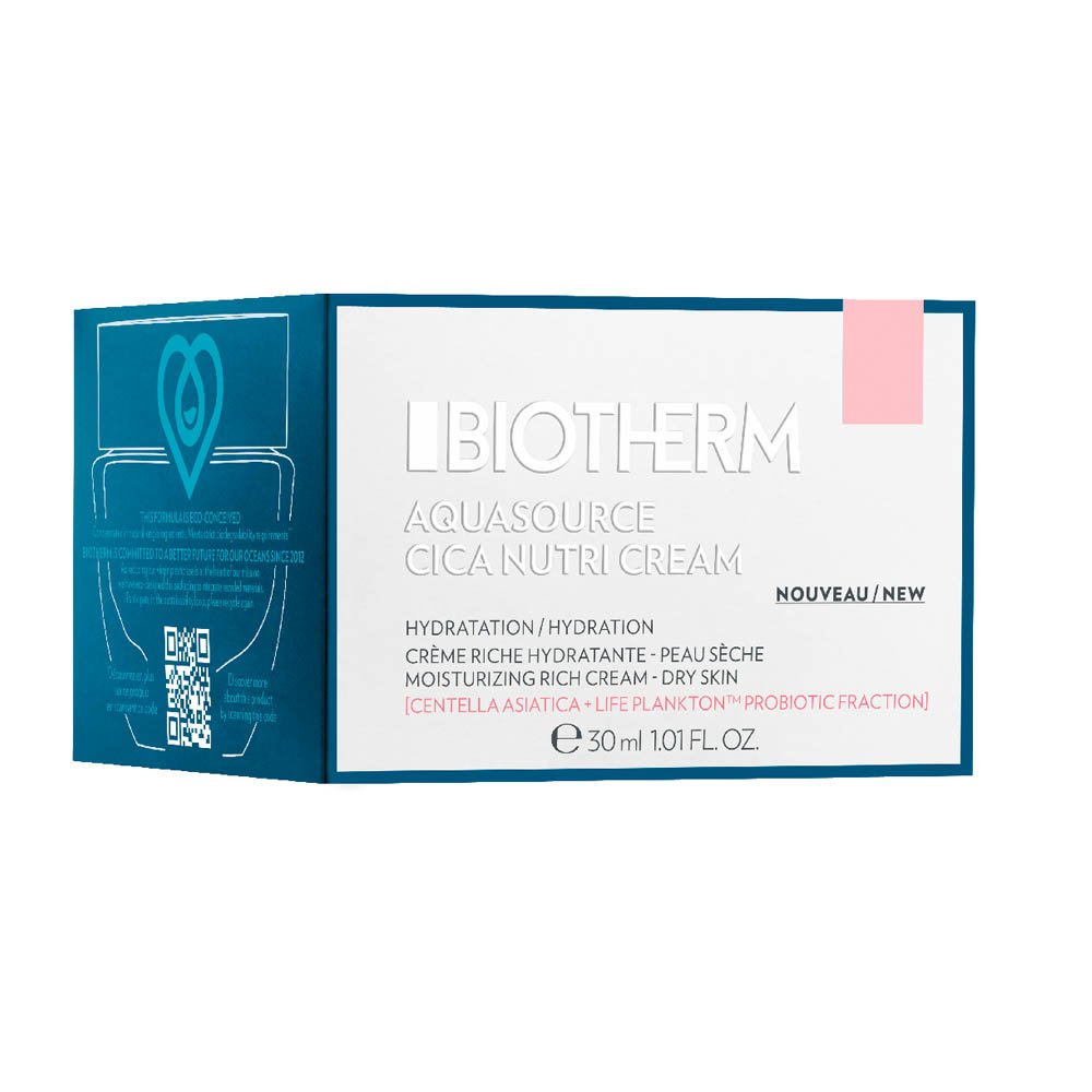 Biotherm Feuchtigkeit Aquasource Cica Nutri Cream - beruhigende Creme