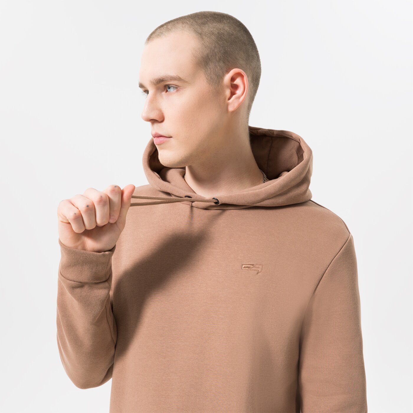 CONFRONT HOODIE KHAKI Braun