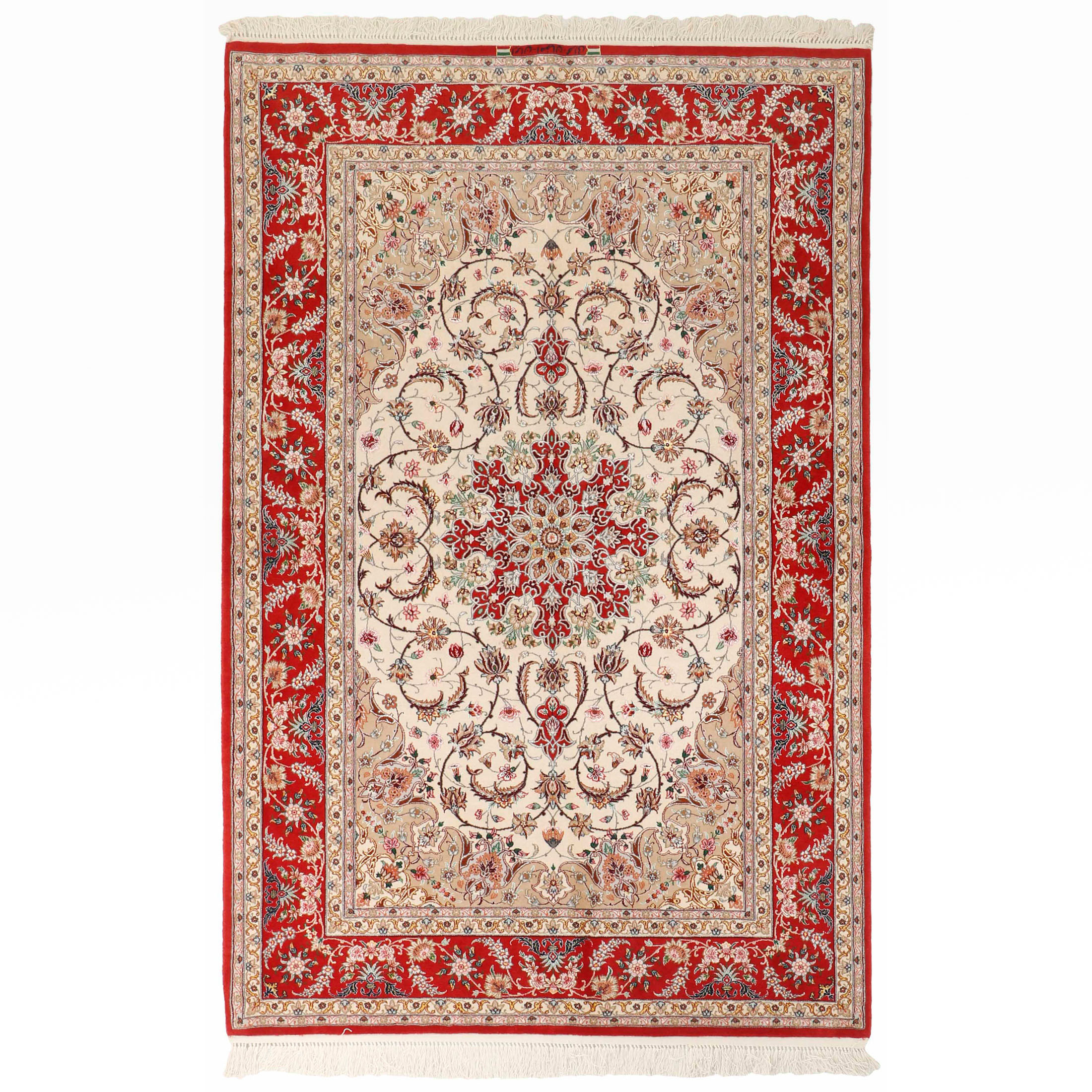 Isfahan Mehrabi auf Seide ca. 131 x 199 cm, Unikat / Einzelstück