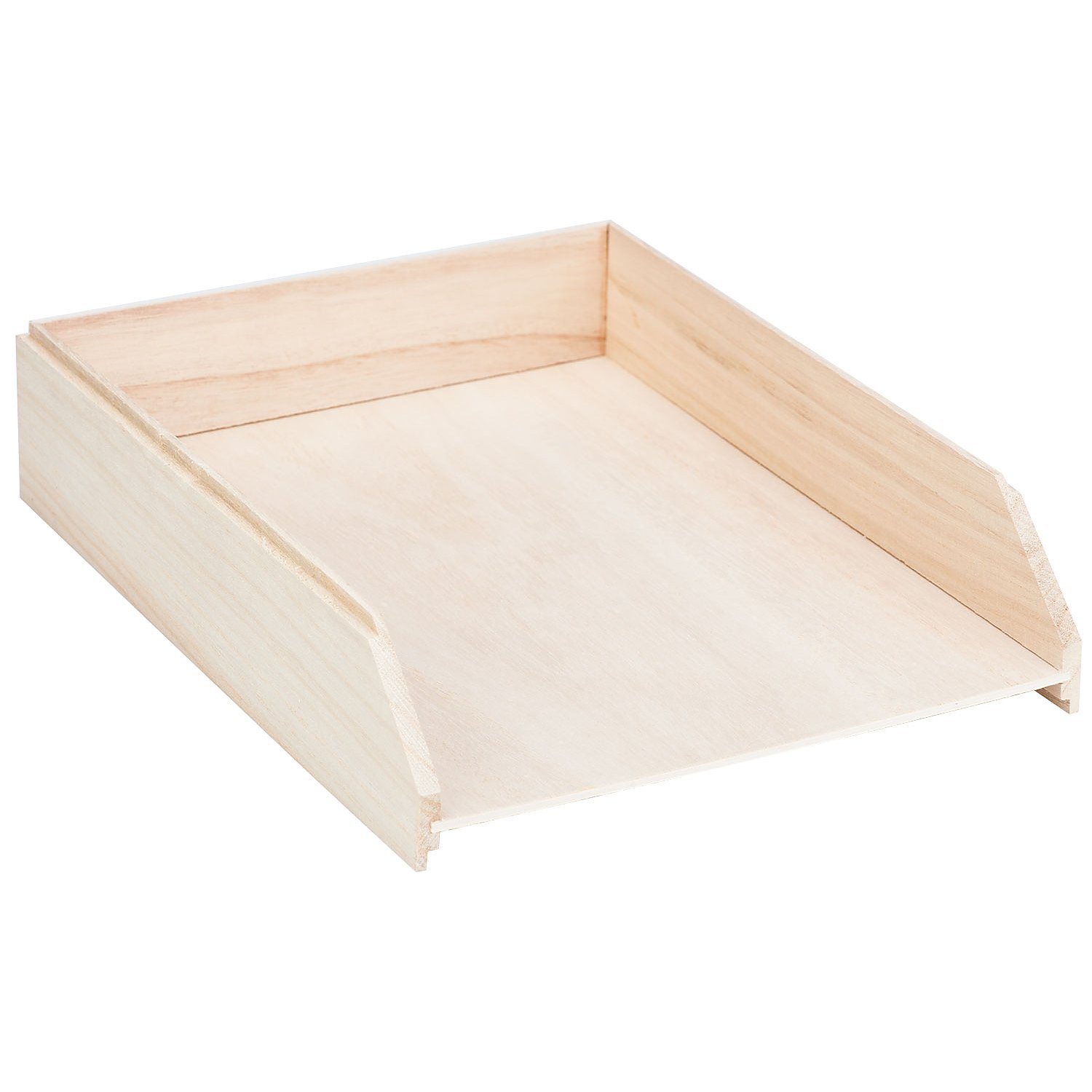 Ablagefach aus Holz, natur