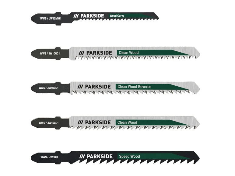 Conjunto de lâminas de serra tico-tico PARKSIDE® com lubrificação