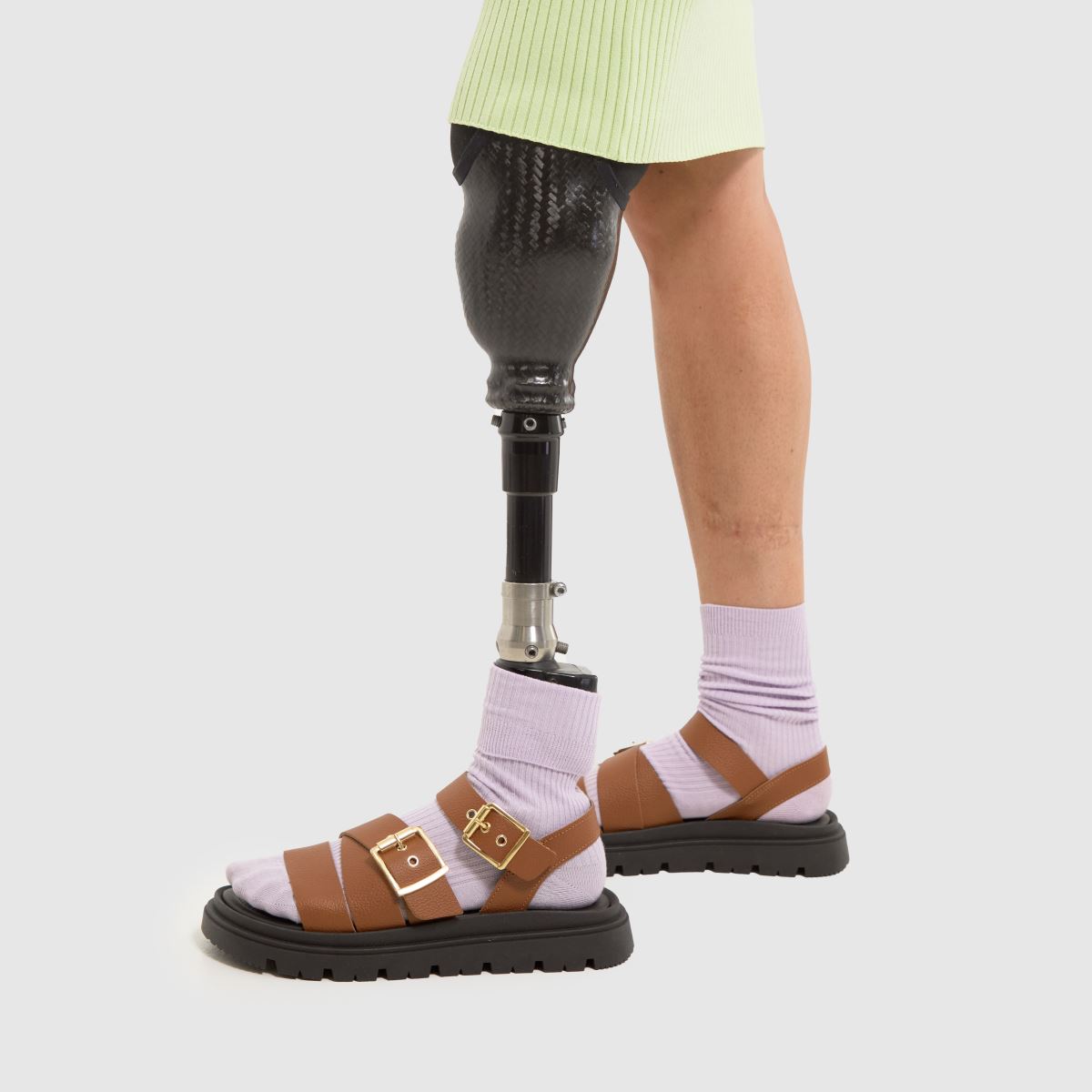 – Bruna tullia-sandaler med spänne