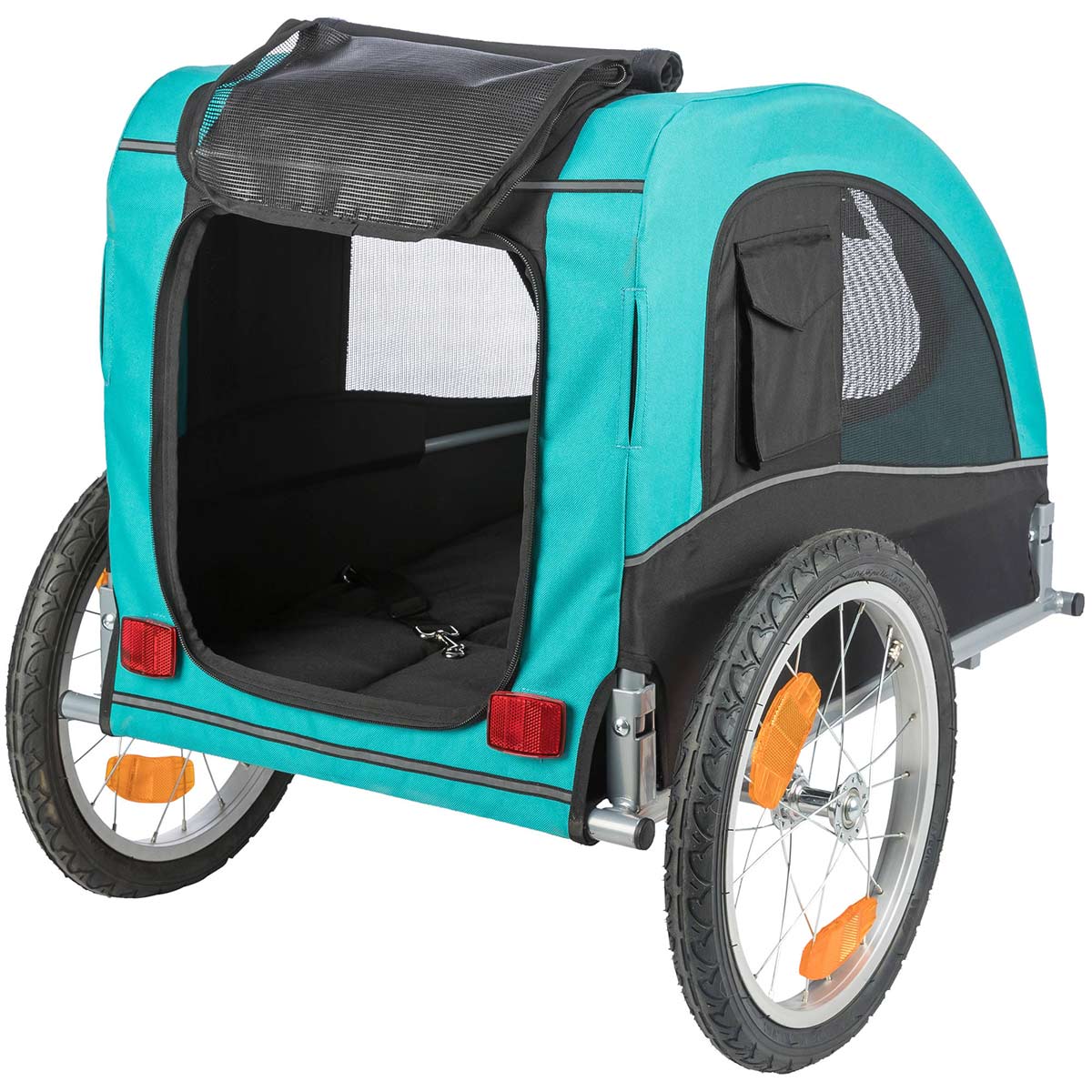 Trixie Fahrradanhänger türkis günstig kaufen