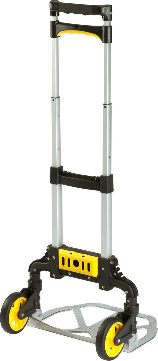 Cărucior manual pliabil Stanley FT501 cu suport pentru coș, capacitate 60 kg