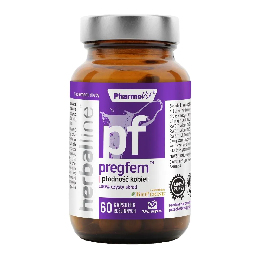 Κάψουλες PharmoVit Herballine Pregfem για Γυναικεία Γονιμότητα